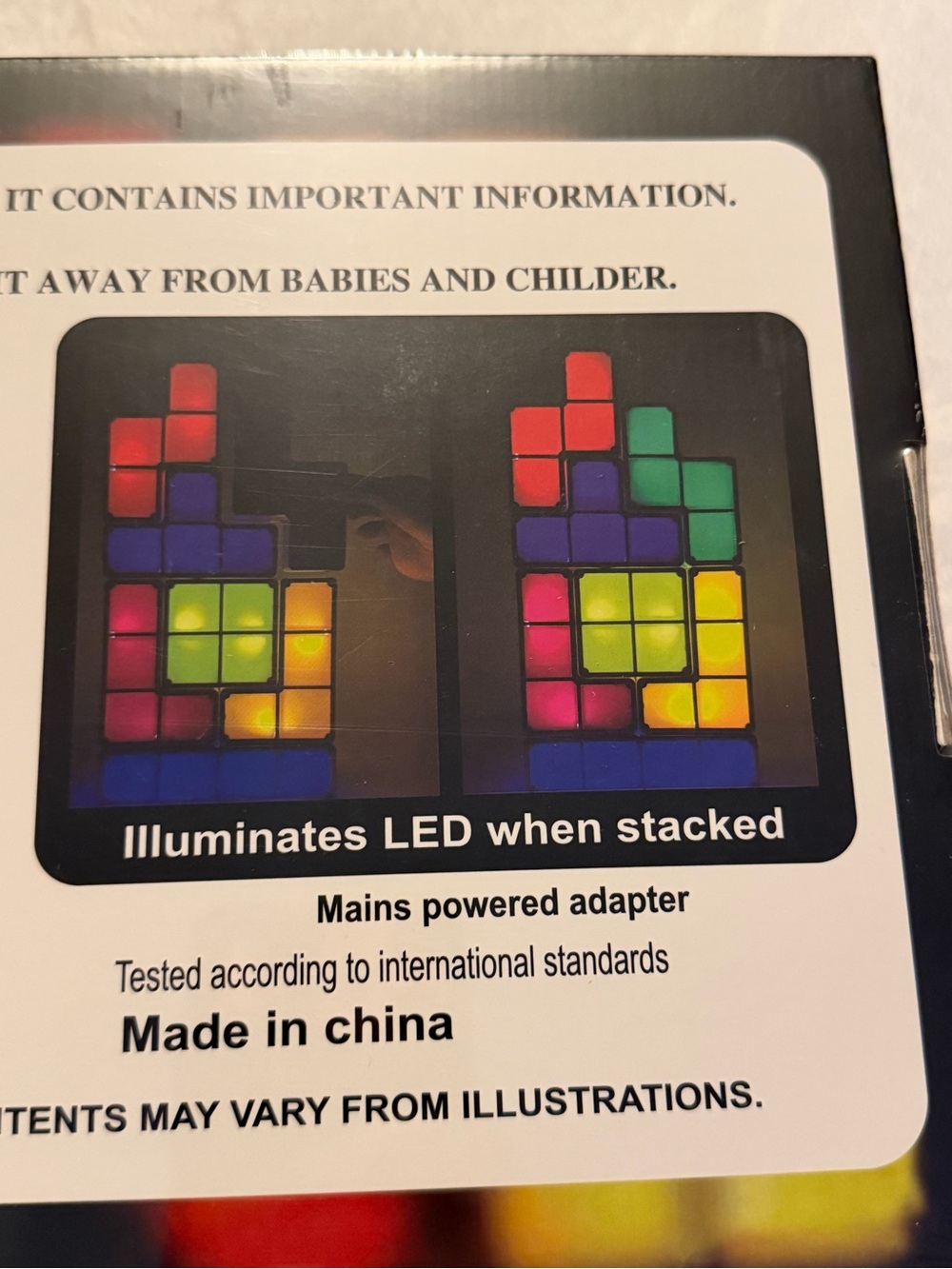 LED Light Puzzle Game - Multicolor - Picture 4 of 4